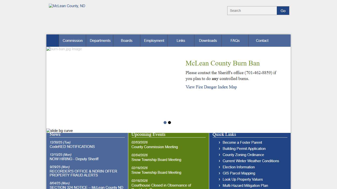 McLean County, North Dakota - Home